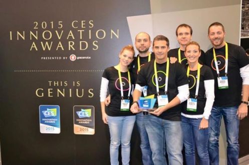 Il team di Easydom premiato al CES 2015