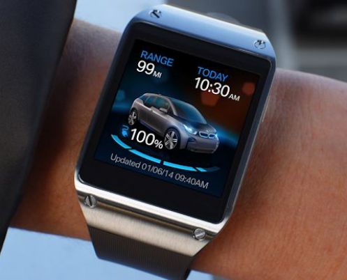 L'App i Remote di BMW sul Samsung Galaxy Gear