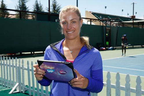 La tennista Angelique Kerber, n.14 nel rank mondiale