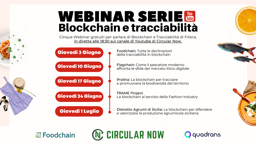 La blockchain per la tracciabilità: tutti i segreti in una webinar serie